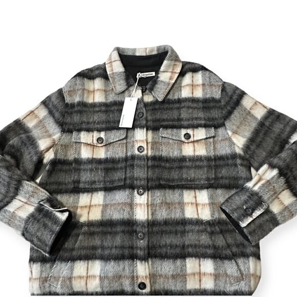Reformation Ainslie Jacket/Coat in Plaid, Size M, New with Tags - Picture 11 of 16
